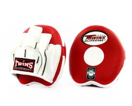 Twins Special Focus Mitts Muay Thai Boxing Long PML21 Red/White 